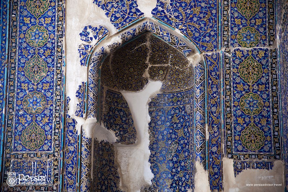 Blue Mosque (Kabud, Kabood), The Entrace - Tabriz, East Azerbaijan Province, Iran (Persia)
