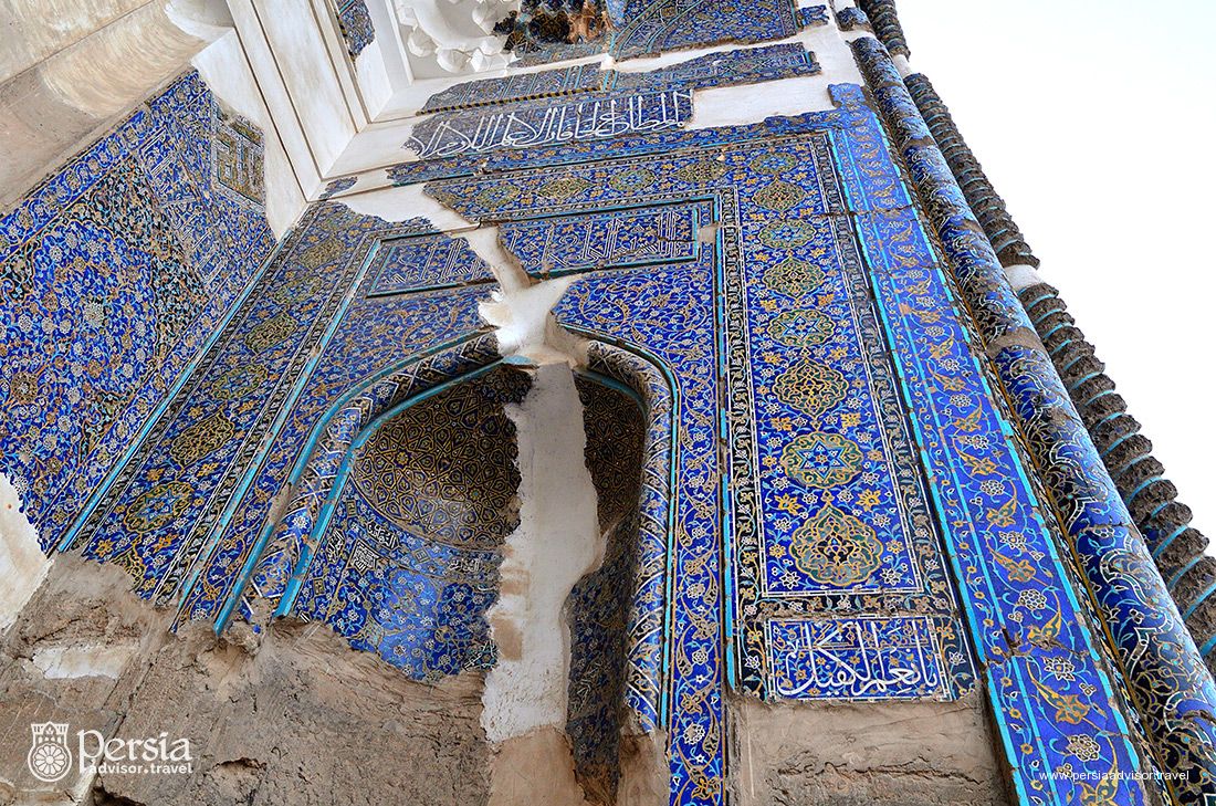 Blue Mosque (Kabud, Kabood), The Entrace - Tabriz, East Azerbaijan Province, Iran (Persia)
