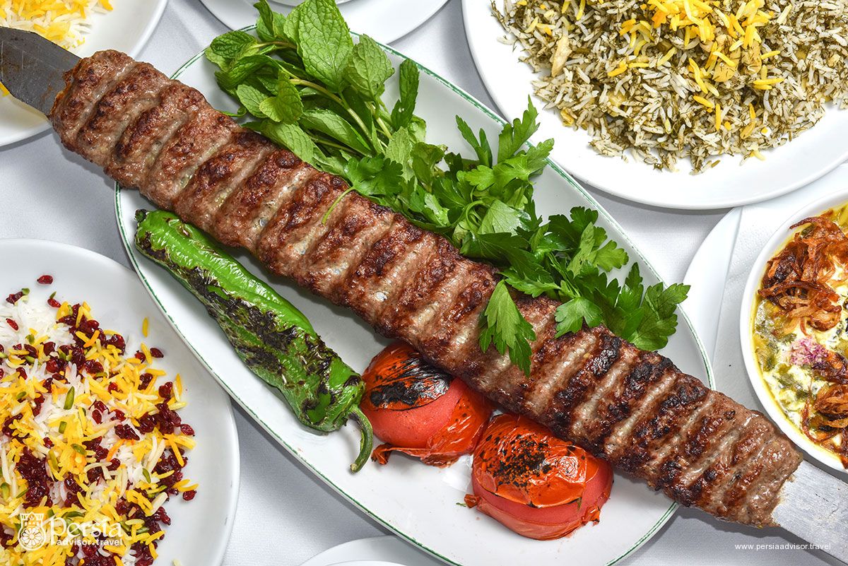 Chelow Kebab, Iranian Food - Persia Advisor Travels
